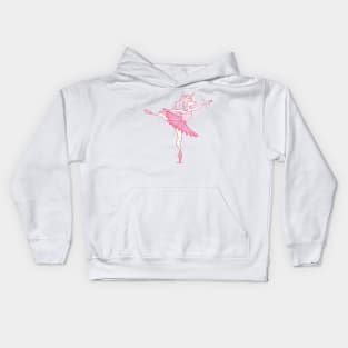 Ballerina Unicorn Kids Hoodie